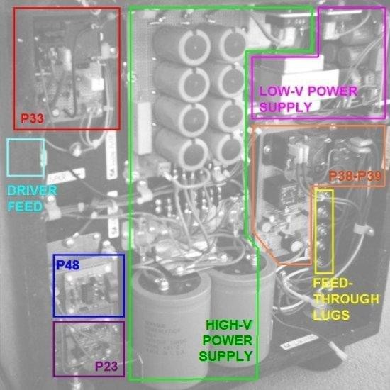 Back-side diagrammed