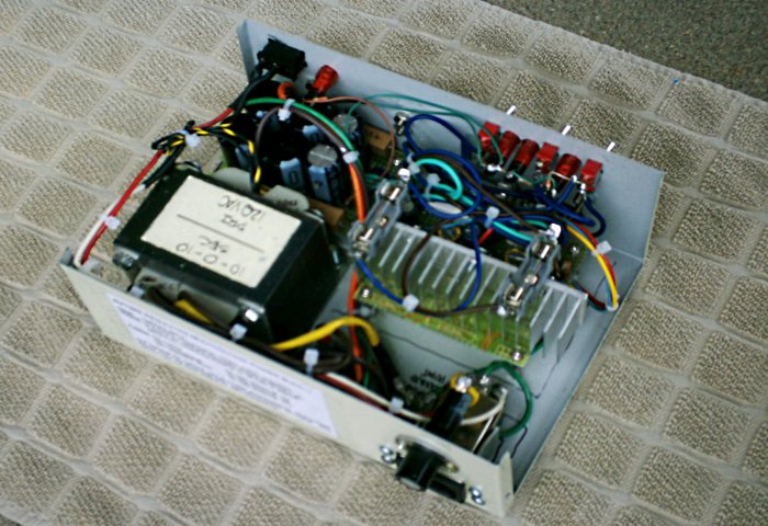 Figure 4. Internal view of the supply layout.