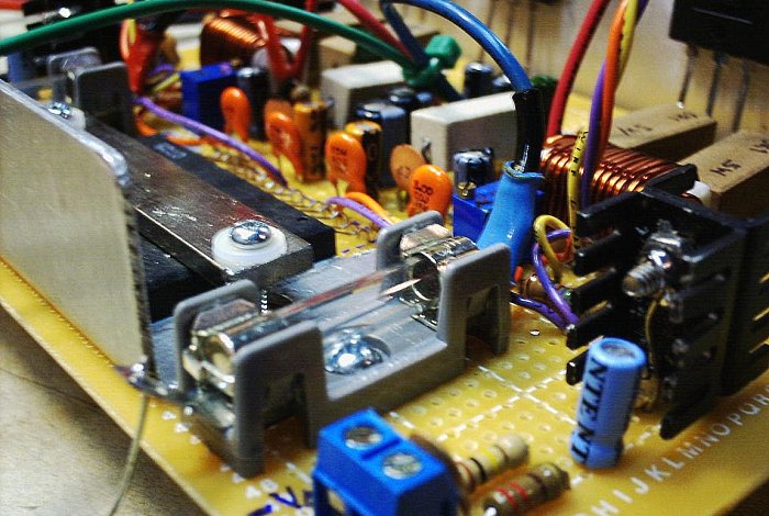 Another close-up of the amp