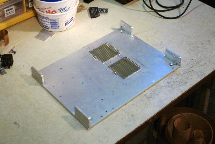 The chassis floor