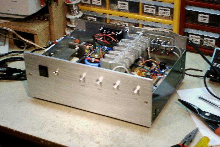 The completed chassis
