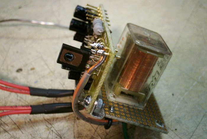 Muting relay assembly