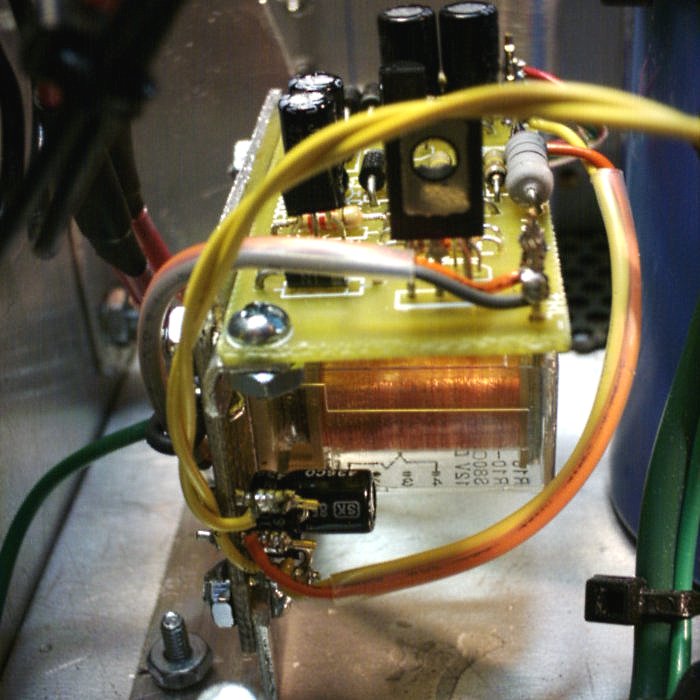 Muting relay installed